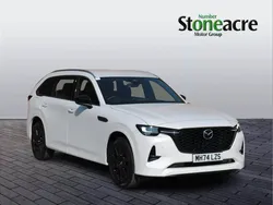 White New 2025 Mazda CX-80 Homura-Line SUV | £41,990 (Super price)