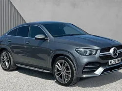 Selenite grey metallic Used 2022 Mercedes GLE400 AMG Line Premium Plus Coupe | £56,114 (A bit pricey)