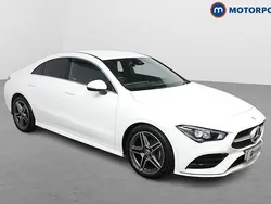 White Used 2022 Mercedes CLA180 AMG line Sedan | £22,599 (Good price)
