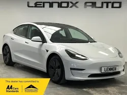 White Used 2021 Tesla Model 3 Long Range Sedan | £19,690 (Fair price)