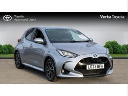 Silver Used 2023 Toyota Yaris Hybrid Design Hatchback | £19,009 (Fair price)