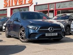 Blue Used 2019 Mercedes A180 AMG line Hatchback | £21,594