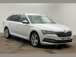 Moon white metallic Used 2022 Skoda Superb SE L Estate | £19,700 (Fair price)