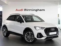 Glacier white metallic Used 2022 Audi Q3 Black Edition SUV | £26,500 (Fair price)