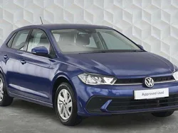 Blue Used 2022 VW Polo Life Hatchback | £15,329 (Fair price)