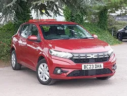 Red Used 2023 Dacia Sandero Expression Hatchback | £12,198 (Fair price)
