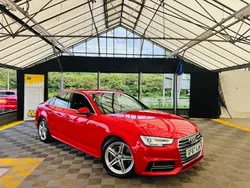 Red Used 2017 Audi A4 S-Line Sedan | £13,295 (Fair price)