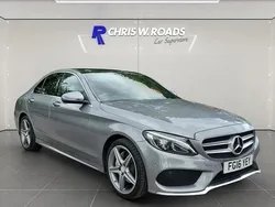 Silver Used 2016 Mercedes C200 AMG line Sedan | £15,750 (A bit pricey)