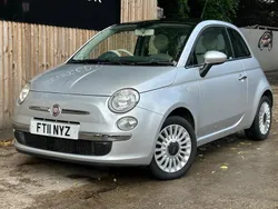 Silver Used 2011 Fiat 500 Lounge Hatchback | £3,490 (Good price)