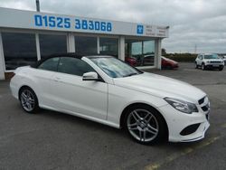 White Used 2013 Mercedes E220 AMG Cabriolet | £9,795 (Fair price)