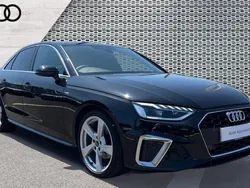 Black Used 2023 Audi A4 S-Line Sedan | £25,392 (Fair price)
