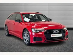 Red Used 2020 Audi A6 Black Edition Estate | £26,690 (Expensive)
