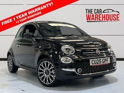Black New 2025 Fiat 500 Hatchback | £14,699 (A bit pricey)