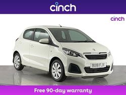 White Used 2018 Peugeot 108 Active Hatchback | £7,549 (Fair price)