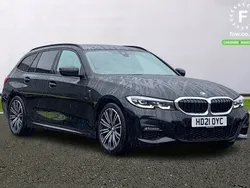 Black Used 2021 BMW 330 M Sport Estate | £25,299