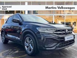 Black Used 2025 VW T-Roc R-line SUV | £28,495 (Fair price)