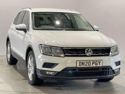 White Used 2020 VW Tiguan Match SUV | £16,499 (Good price)
