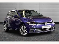 Vibrant violet Used 2022 VW Polo Style Hatchback | £16,599 (Fair price)