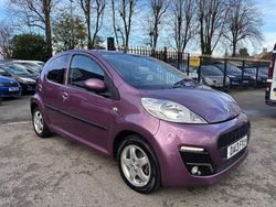 Mauve/purple Used 2013 Peugeot 107 Allure Hatchback | £6,490 (A bit pricey)