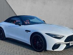 White Used 2024 Mercedes SL55 AMG Premium Plus Cabriolet | £97,890