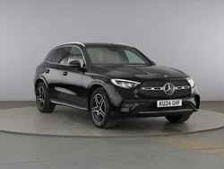 Black Used 2024 Mercedes GLC300 AMG line SUV | £43,490 (Expensive)