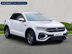 White New 2025 VW T-Roc R-line SUV | £28,999 (Super price)