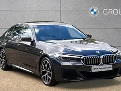 Grey Used 2022 BMW 520 M Sport | £27,995 (Fair price)