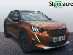Orange Used 2022 Peugeot e-2008 Premium SUV | £13,695 (Fair price)