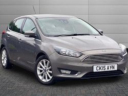Brown Used 2015 Ford Focus Titanium Hatchback | £7,695 (Fair price)