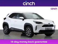 White Used 2022 Toyota Yaris Hybrid Design Estate | £16,939 (Good price)
