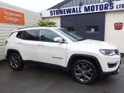White Used 2021 Jeep Compass Limited SUV | £13,495 (Fair price)