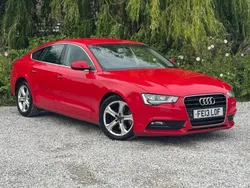 Red Used 2013 Audi A5 Sportback Design Hatchback | £2,500