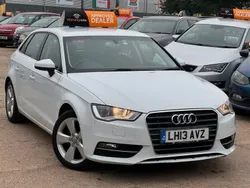 White Used 2013 Audi A3 Sportback Sport Hatchback | £6,775 (Fair price)