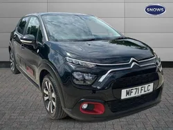 Black Used 2022 Citroën C3 PureTech Hatchback | £10,516 (Good price)