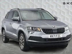 Business grey metallic Used 2021 Skoda Karoq SE Drive SUV | £15,300 (Fair price)