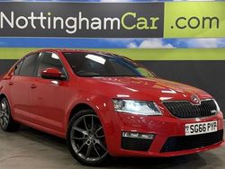 Red Used 2016 Skoda Octavia vRS Hatchback | £15,495 (Fair price)