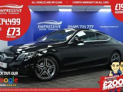 Black Used 2019 Mercedes C180 AMG line Coupe | £14,499 (A bit pricey)