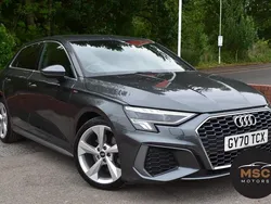 Grey Used 2020 Audi A3 Sportback S-Line Hatchback | £18,745 (Fair price)