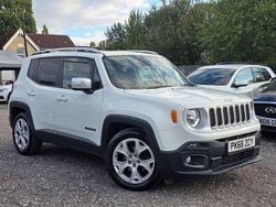 White Used 2016 Jeep Renegade Limited SUV | £5,295 (Fair price)