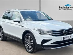 White Used 2021 VW Tiguan Elegance SUV | £18,999 (Fair price)