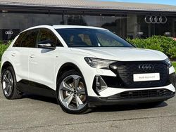White Used 2024 Audi Q4 e-tron Black Edition SUV | £34,995 (Super price)
