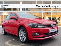 Red Used 2020 VW Polo SEL Hatchback | £17,790 (Fair price)