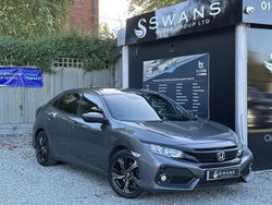 Grey Used 2019 Honda Civic SR Hatchback | £9,495 (Fair price)
