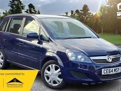 Blue Used 2014 Vauxhall Zafira MPV | £2,499 (Super price)