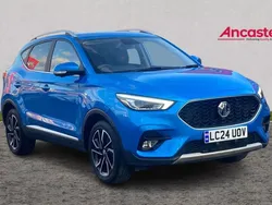 Battersea blue Used 2023 MG ZS Exclusive Sedan | £14,495 (Fair price)