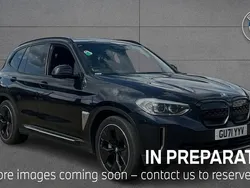 Black Used 2021 BMW iX3 Shadowline SUV | £25,402 (Fair price)
