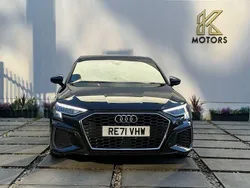 Black Used 2021 Audi A3 S-Line Sedan | £20,000 (Fair price)
