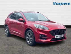 Red Used 2021 Ford Kuga ST-Line SUV | £17,300 (Fair price)
