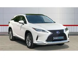 White Used 2021 Lexus RX450h SUV | £35,610 (Expensive)