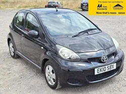 Black Used 2010 Toyota Aygo Hatchback | £1,480 (Fair price)